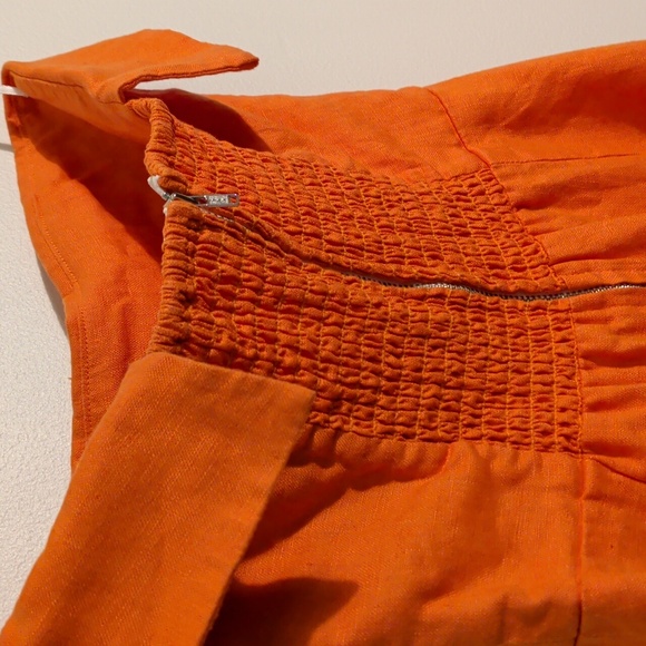 REFORMATION marcella linen strapless dress - size 2 - Picture 10 of 11